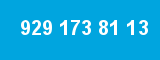 929 173 81 13